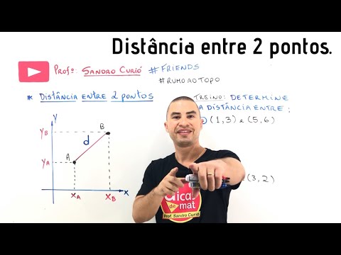 Vídeo: Como você encontra a distância entre dois pontos em um gráfico?