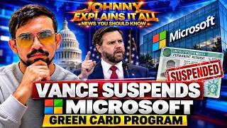 Vance Suspends Microsoft from Green Card Program