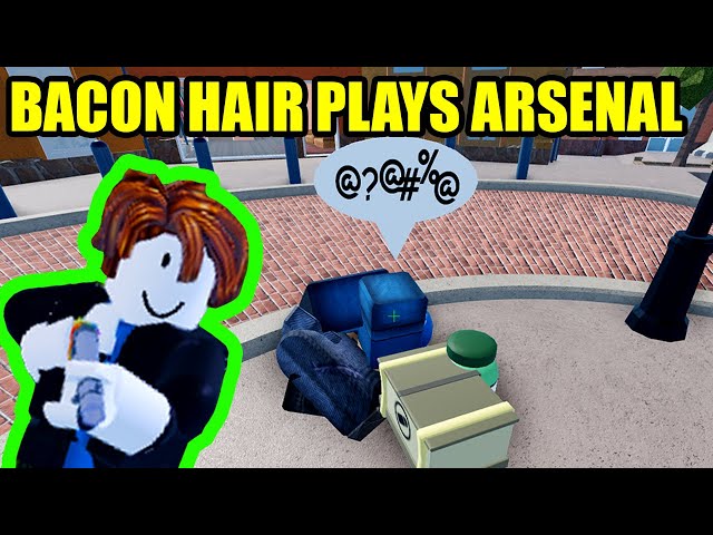 BACON HAIR HACKERS INVADE ARSENAL ON ROBLOX! 