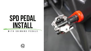 SPD Pedal Install | Shimano Pedals