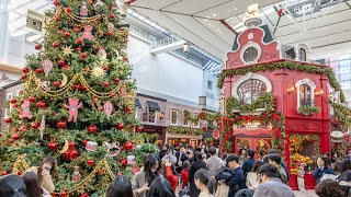 [4K] The Hyundai Seoul Walk - Christmas Village | 더현대서울 - 크리스마스 빌리지와 쇼핑몰 걷기