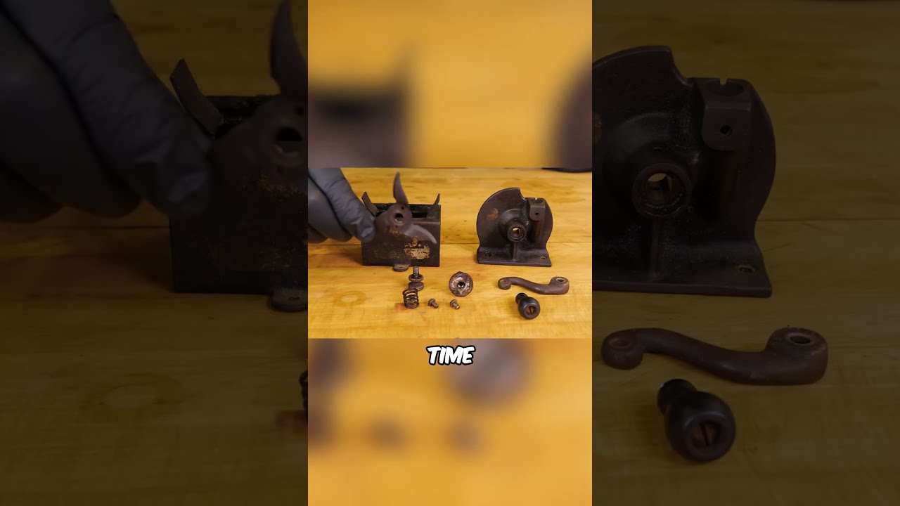 Rusty Pencil Sharpener Restoration...(@OddTinkering)