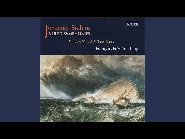 Brahms - Sonate pour piano n°3 : 3è mvt "Scherzo" : François-Frédéric Guy