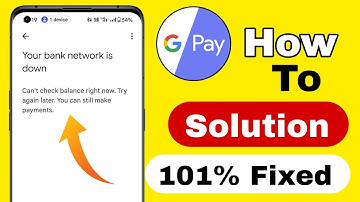 your bank network is down |can