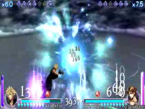 DISSIDIA FINAL FANTASY クラウドvsバッツ　対人戦　x-link　kai