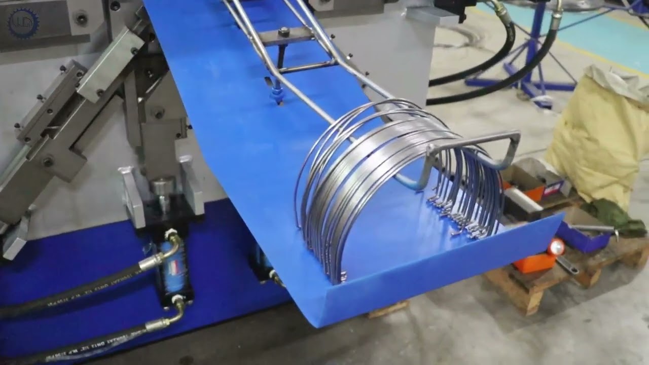 Automatic CNC Hydraulic Rivet End Wire Bucket Handle Making Machine