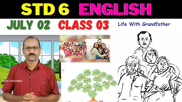 VICTERS STD 6| ENGLISH| CLASS 03|02 JULY 2021