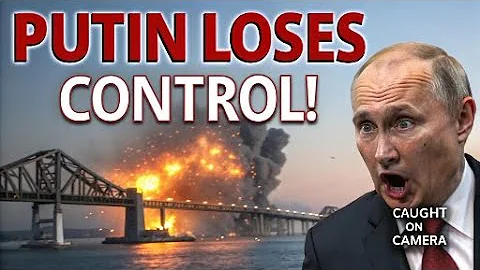Putin LOSES CONTROL After Massive Crimea Bridge Explosion! (Caught on Camera)