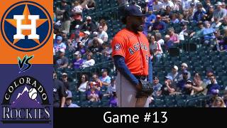 Astros VS Rockies Condensed Game 4/8/26