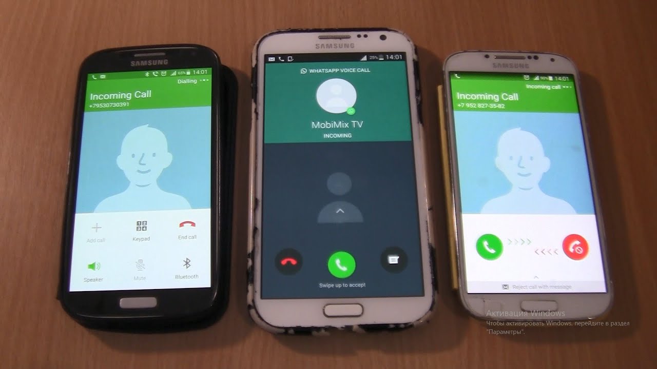 WhatsApp Fake on Samsung Galaxy Note 2 incoming call via Fake call+2 S4 ...