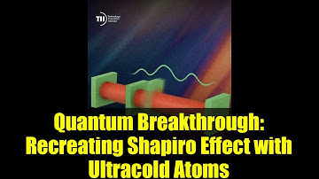 Quantum Breakthrough: Recreating Shapiro Effect with Ultracold Atoms