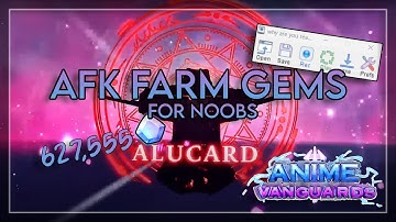 How To AFK Farm Gems FAST (+ Macro File) | Anime Vanguards