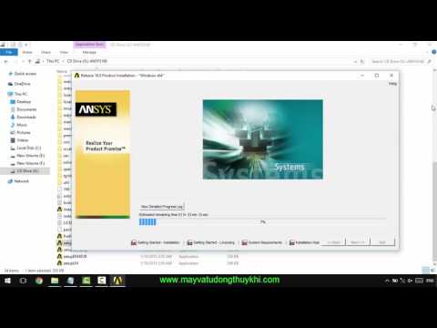 Video Hướng dẫn cài đặt ANSYS 16.0 - youtube