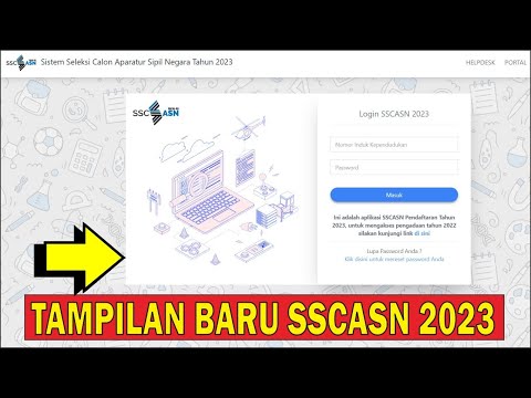 BARU !! TAMPILAN AKUN SSCASN DI TAHUN 2023 - TAMPILAN REKURTMEN ASN BERUBAH !!!