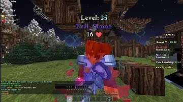 Closed cheating nicked player in VampireZ (Minecraft Hypixel VampireZ)