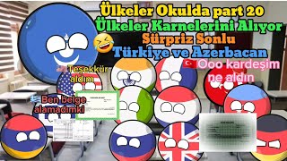 Ülkeler Okulda Part 20 Ülkeler Karne Alıyor Karne Günü Countryballs Türkçe Animasyon