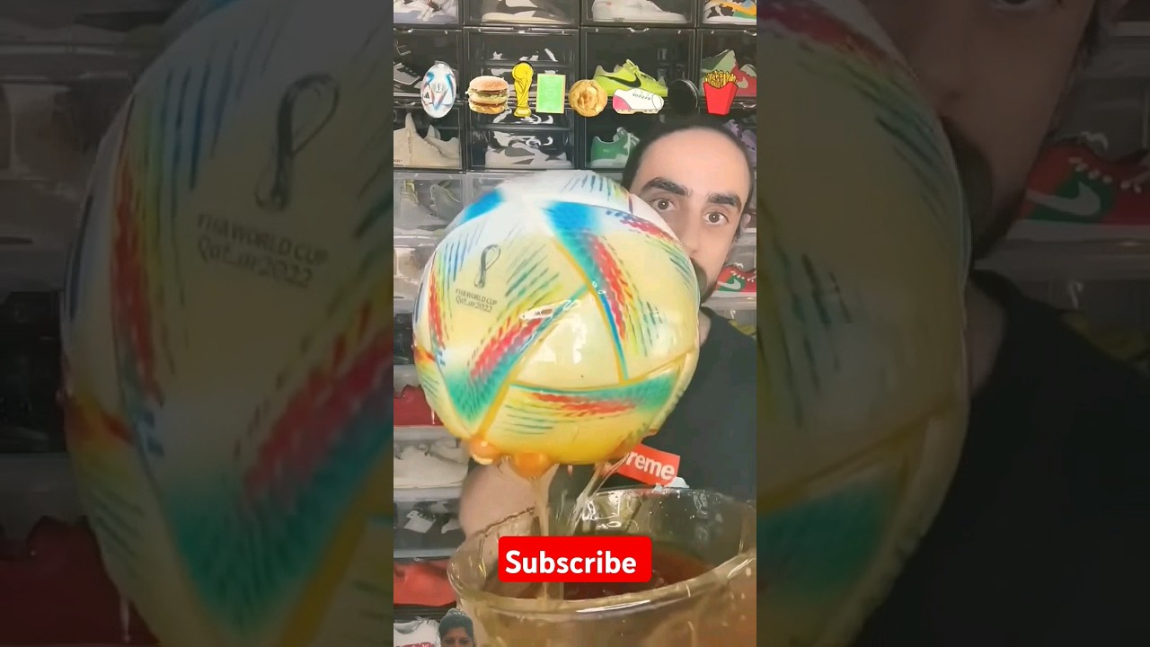 food ASMR Eating a FIFA World cup Soccer Ball and other snacks?