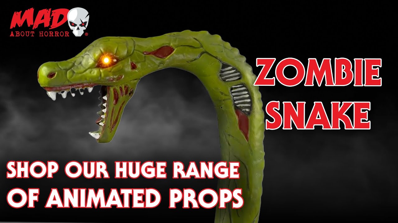 Zombie Snake Animated Prop Tekky Toys YouTube