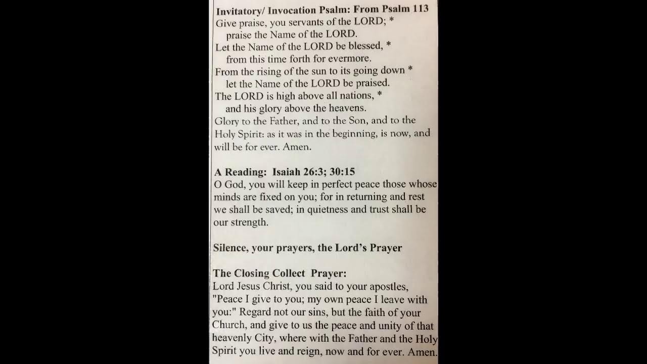 Noontime Contemplative Prayer - 10/12/2022