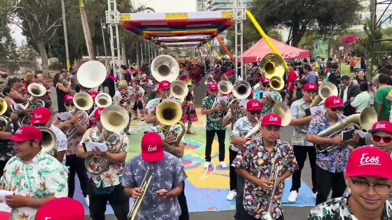 Banda Ecos Volvió a latir Chila Jatun & Milena Warthon - Carnaval de Arica 2025
