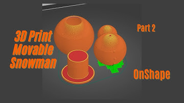 How to prepare to print a movable 3D Printed Snowman