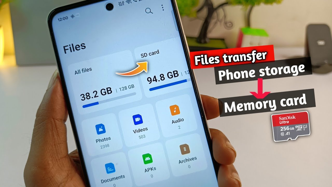 Mobile se memory card me files transfer kaise kare | transfer files ...