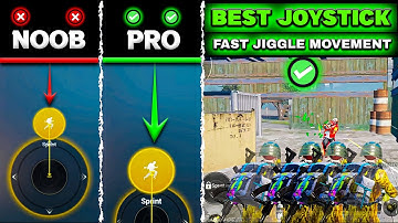 Best Joystick Settings For Fast Jiggle movement | How To Jiggle Fast In BGMI and PUBG