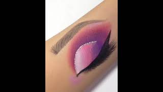 purple cut crease eye makeup technique ?|| Kohinoor Shaikh || #shorts #179