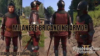 KCD2 Milanese Brigandine Armor - Standardized Armor Guide