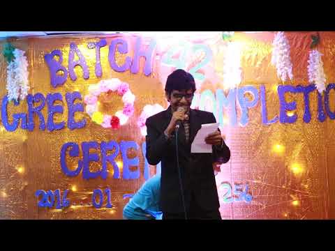 Funny Anchoring on Degree Completion Ceremony by Alex | SEU | CSE | 42 | Rag Day | 02