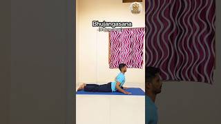 Bhujangasana🐍#yoga #cobrapose #yogasana #shorts #shortsfeed #youtube #youtubeshorts