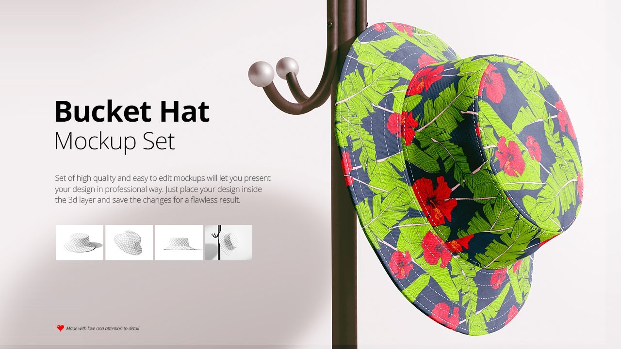 Download Bucket Hat Mockup Set - YouTube