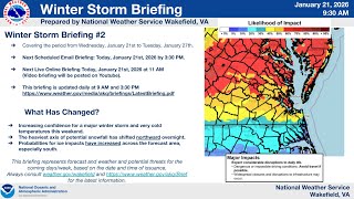 NWS Wakefield Briefing January 21st, 2026
