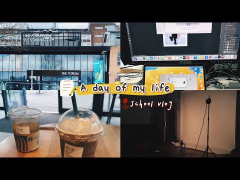 School Vlog 🏫 我上大學的一天 | 誰懂遲到上課真的非常尷尬 | 下課回宿舍唯一要做的事情是？