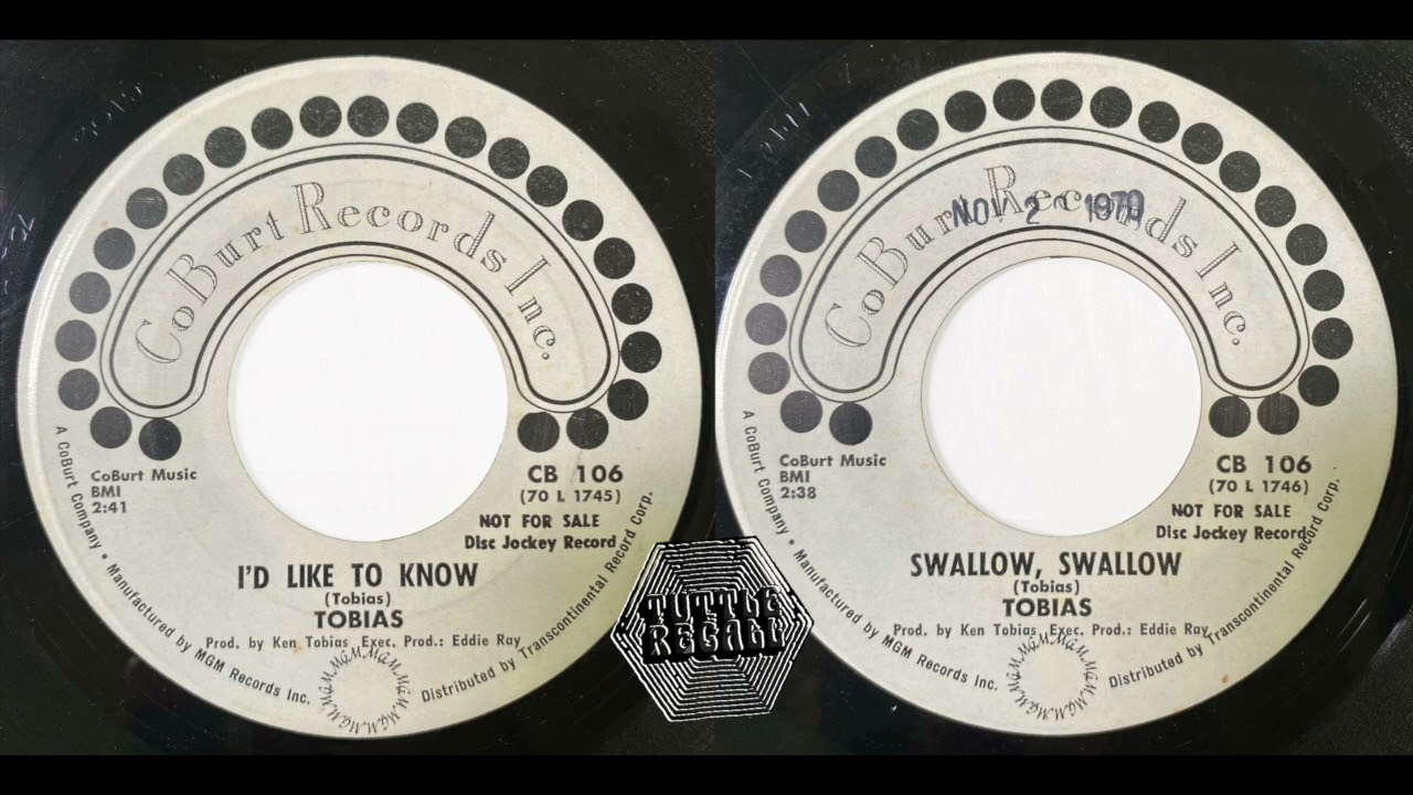 TOBIAS - I'd Like To Know/Swallow Swallow (CAN, rural psych)