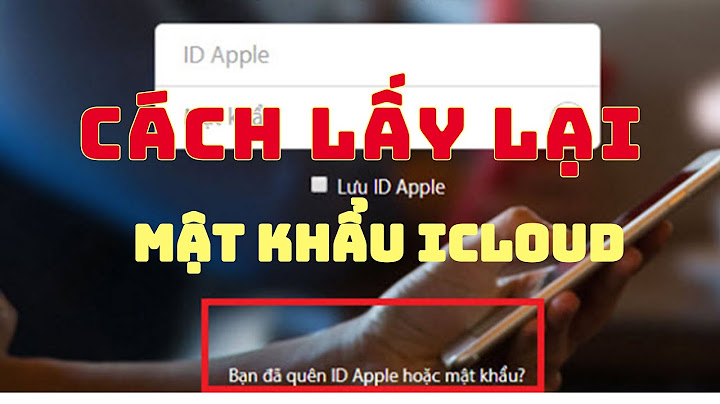 Hướng dẫn lấy lại mật khẩu id apple