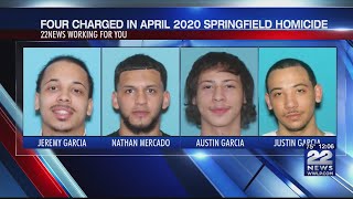 Four men charged in connection with April 2020 homicide in Springfield