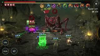 Level 275 Mimic Boss Grim Forest Hard Raid Shadow Legends Heal Reduction