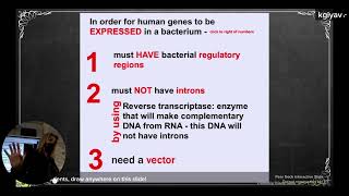 APBio Review Chapter 14:  Biotechnology & Genomics