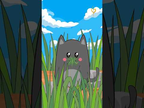 Kenapa KUCING SUKA MAKAN RUMPUT? #shorts