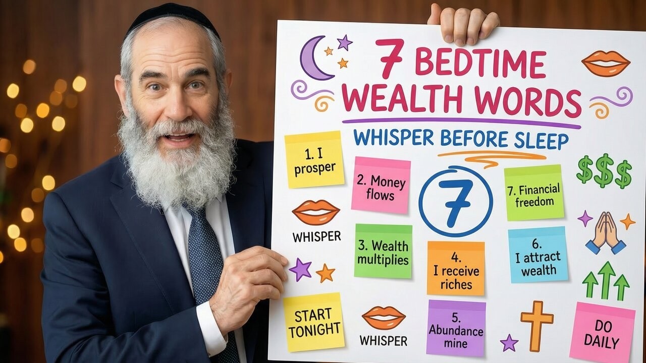 Millionaire Rabbi  ''Just WHISPER These 7 Words Before Sleep To Wake Up WEALTHY!