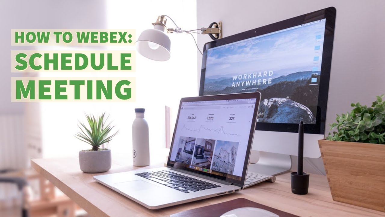 How To Schedule A Meeting With Webex YouTube