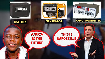 Africa Reacts to 13 year Old Sierra Leonean Who Built Own Battery, Radio transmitter & Generator