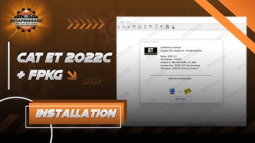 How To install CAT ET 2022C + FPKG