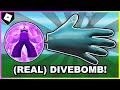 How to actually get divebomb glove  null piercer badge in slap battles roblox