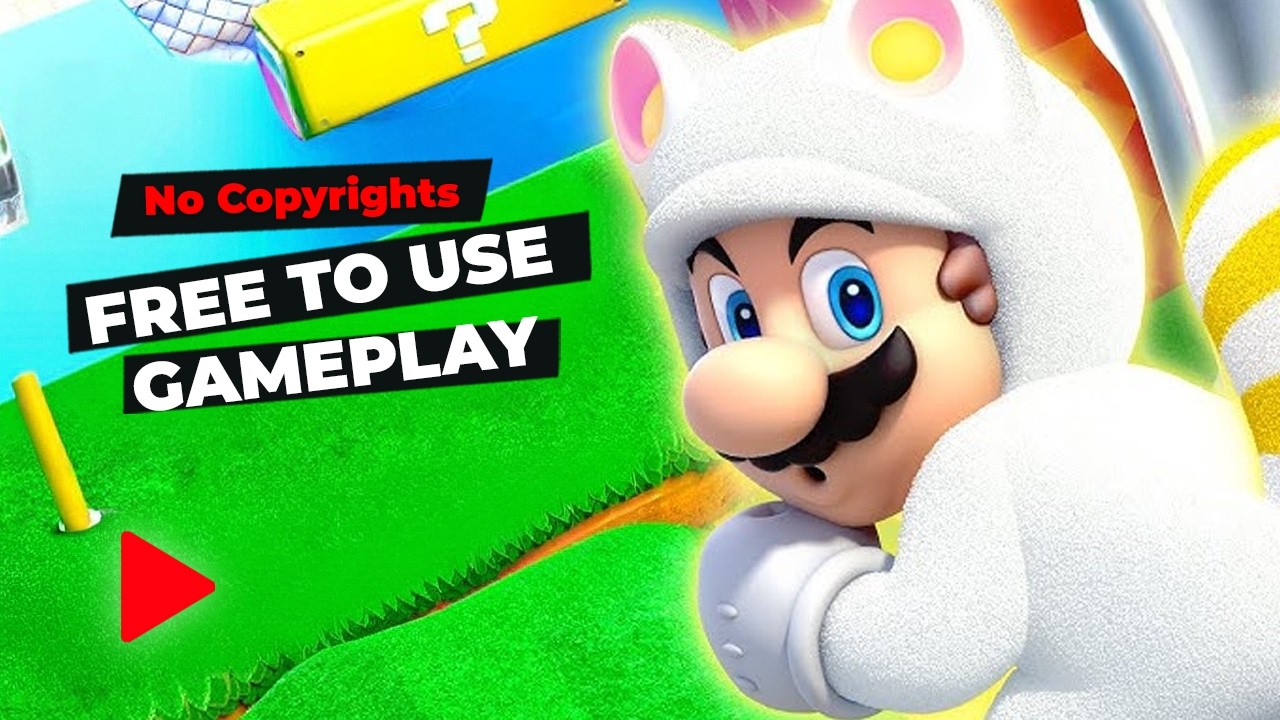Super Mario 3D World – Free to Use Gameplay (World 4 Full Playthrough)