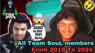 Mortal - Rega Name All Soul Lineup Members from 2019-24🤯 | #mortal #regaltos #scout #mortalshort