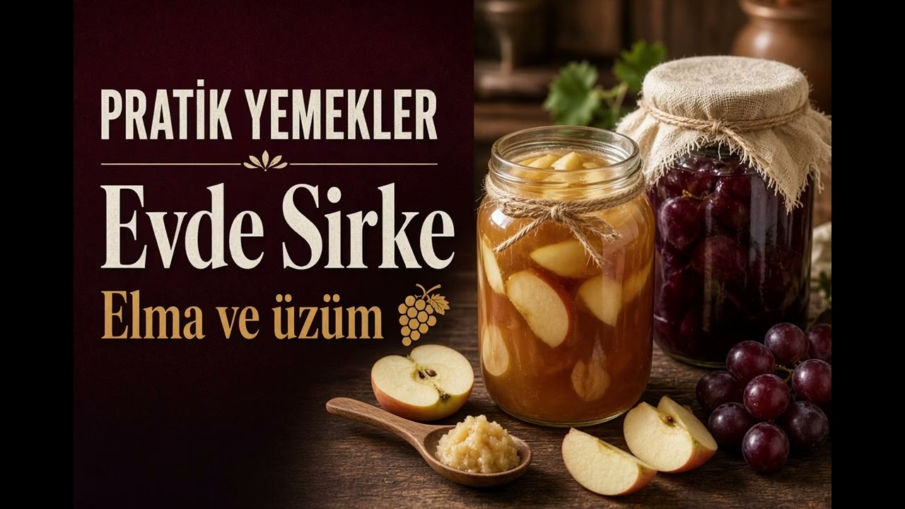 Evde Sirke Nasıl Yapılır? Elma ve Üzüm Sirkesi, Püf Noktaları | Pratik Yemekler
