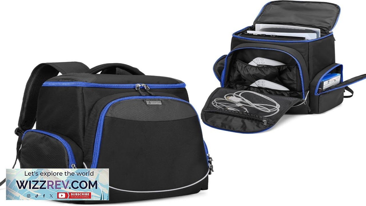 Trunab Gaming Console Backpack Compatible with Playstation 5 PS5 Slim
