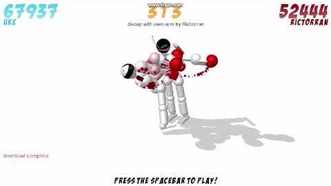 Toribash Decapitated With My Arm